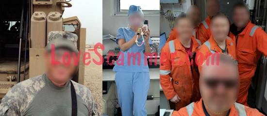 Reconnaître et démasquer les escrocs de la romance - Les escrocs romantiques se font souvent passer pour des médecins, des soldats stationnés en Côte d'Ivoire ou des ingénieurs sur des plateformes pétrolières à l'étranger.